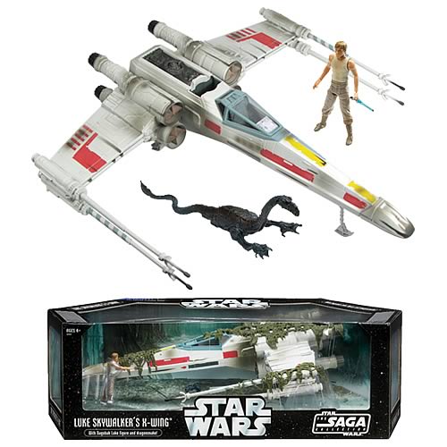 Star Wars X-Wing Fighter Vehicle with Luke Skywalker Figure